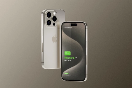 Free iPhone 15 Pro Mockup