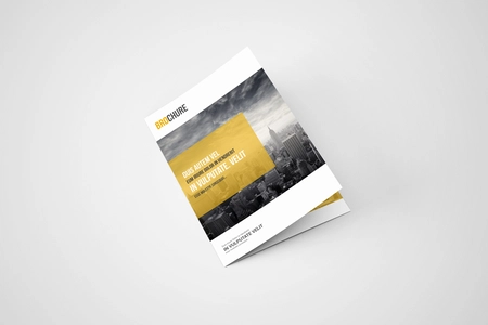 A5 Bifold Brochure Mockup