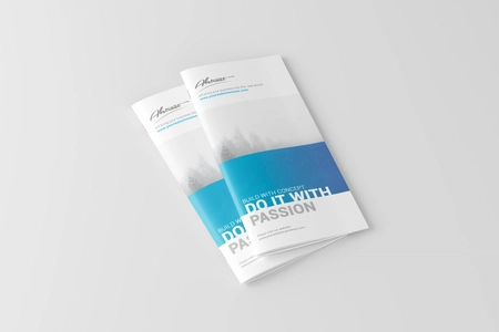 Free DL Brochure Mockup