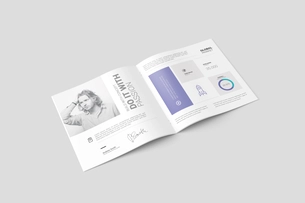 Square Brochure Mockup