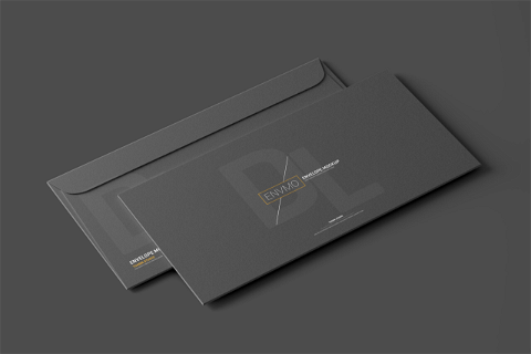 Free DL envelope mockup - Mockups Design