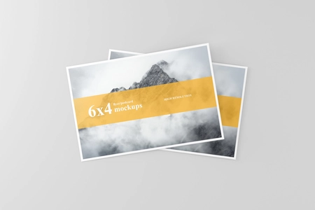 6×4 Postcard / Flyer Mockup