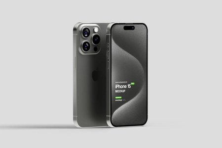 iPhone 15 Pro Mockup