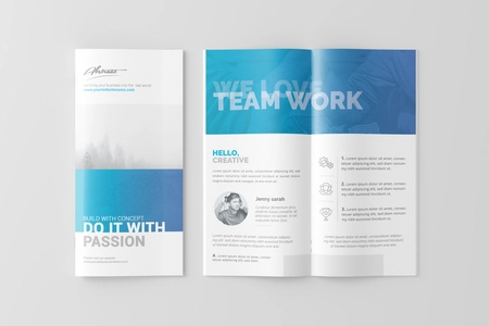 DL Brochure Mockup