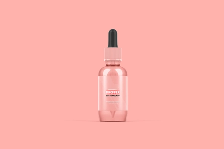 Dropper Bottle Packaging Mockup