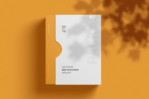 Free Software Box Mockup Slip Case Edition