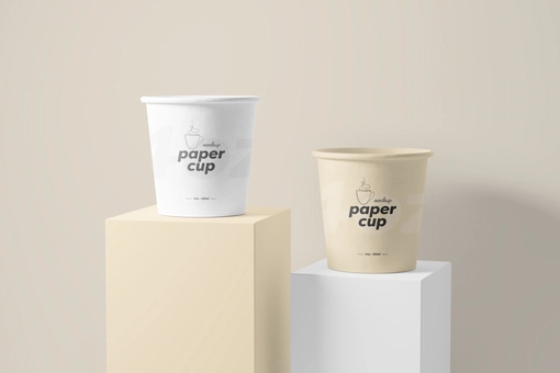 Paper Cup Mockup - 4oz | Mockupnest