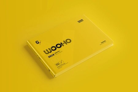 Free Landscape Hardcover Book Mockup