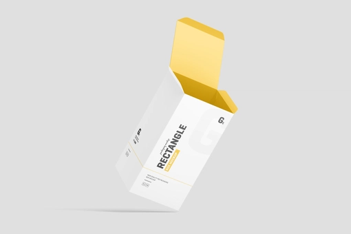 Free Rectangle Box Packaging Mockup | Mockupnest