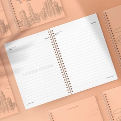 Spiral Notebook PSD Mockup