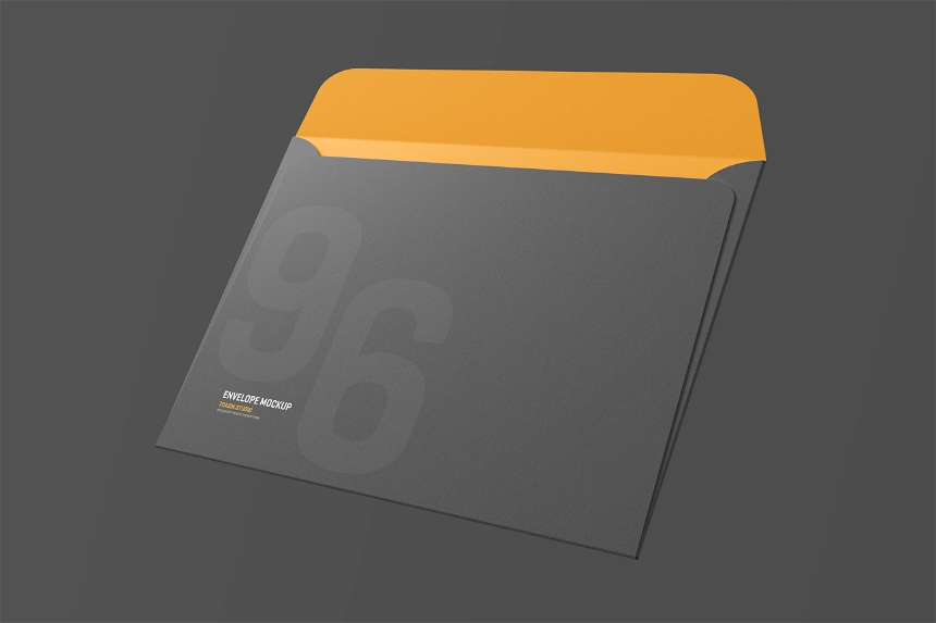 Free Envelope Mockup – 6×9 Inch