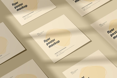 Square Poster Mockup