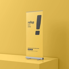 Roll Up Banner Mockup