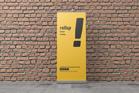 Rollup Trade Show Banner Mockup