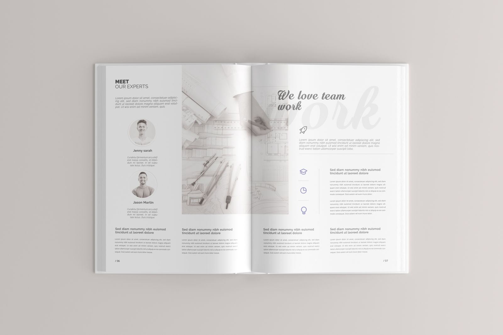 Free Portrait Book Mockup / Hardcover Mockupnest