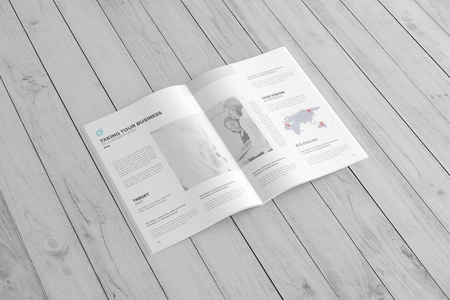 Free A4 Brochure / Catalog Mockup