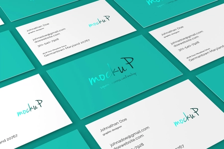 Free 85x55mm Business Card Mockup