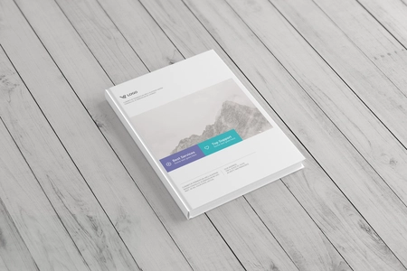 Portrait Book Mockup / Hardcover