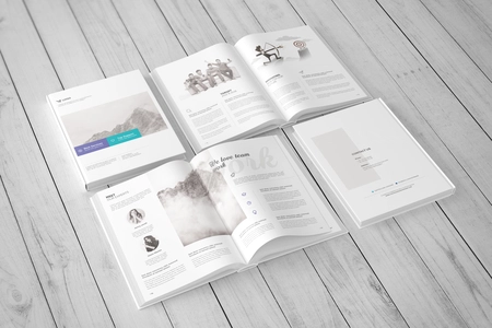 Free Portrait Hardcover Book Mockup