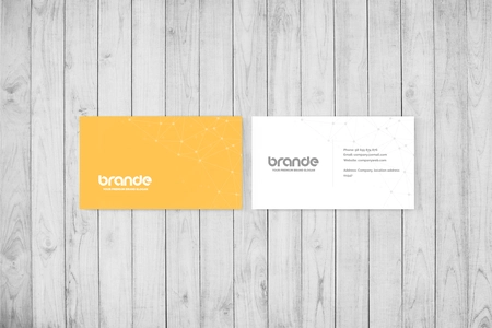 Simple Free Business Card Mockup