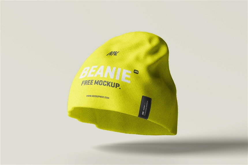 Free Beanie Hat Mockup