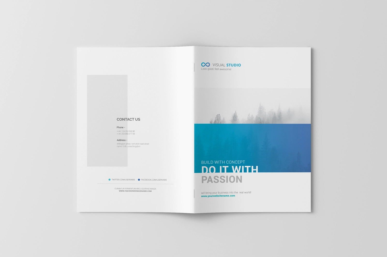 Free A4 Magazine / Brochure / Catalog Mockup