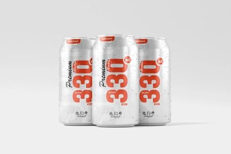330ml Soda Can Mockup Set
