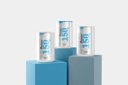 150ml Soda Can Mockup Set