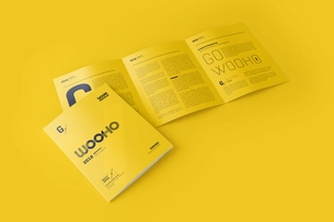 Free 3-Fold US Letter Brochure Mockup