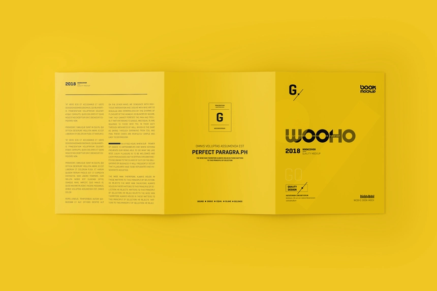 Free 3-Fold US Letter Brochure Mockup