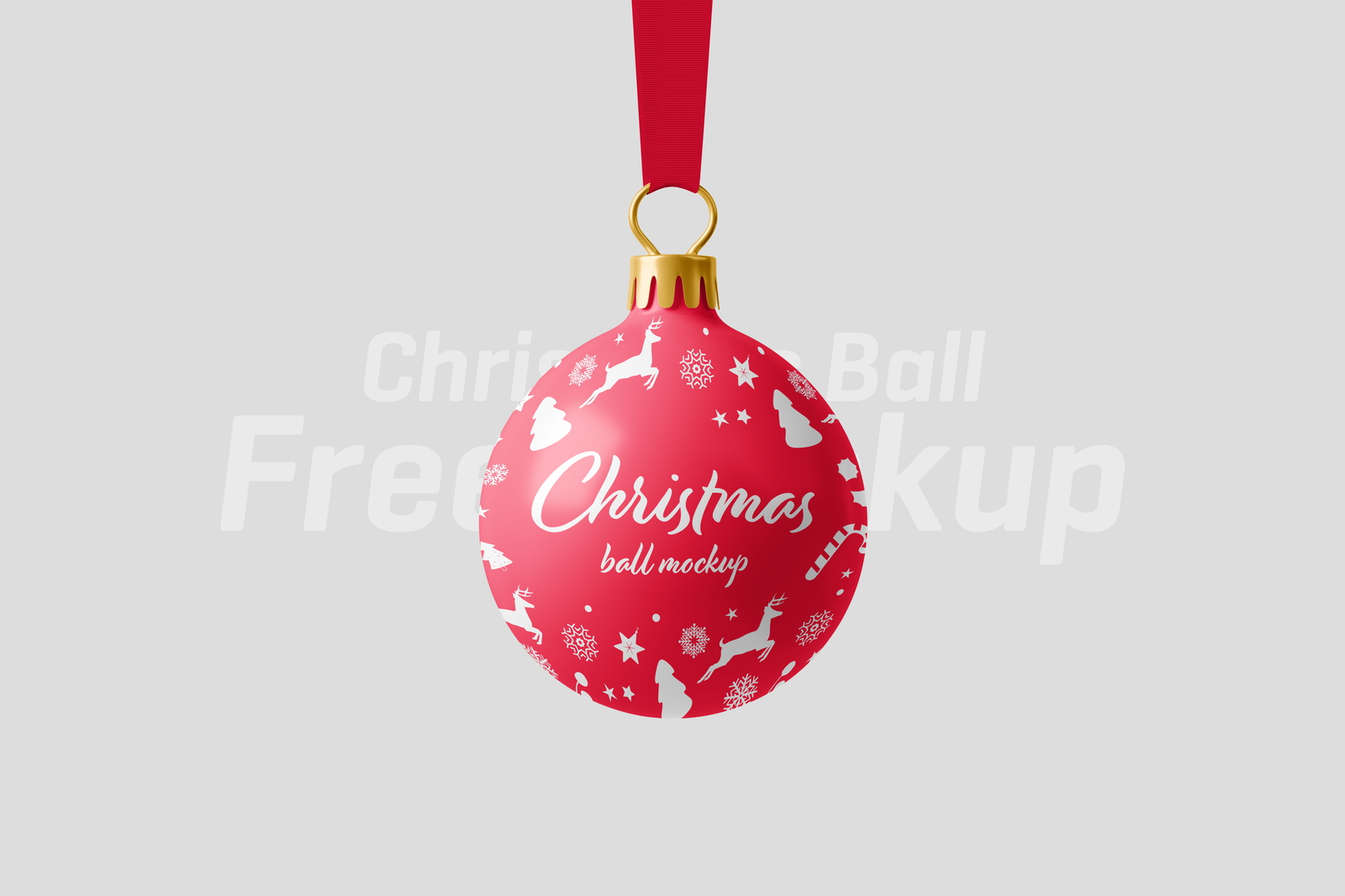 Free Christmas Ball Mockup Mockupnest