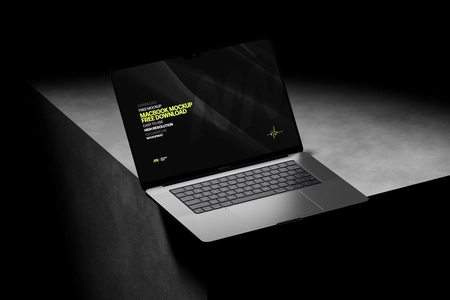 Dark Macbook Pro Mockup