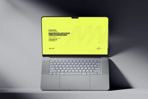 Macbook Pro Mockup In Dark Light | Mockupnest