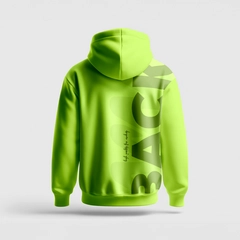 Hoodie Back Mockup