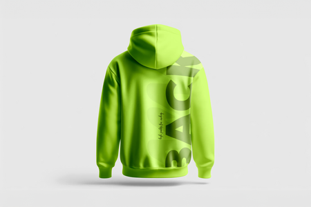Hoodie Back Mockup