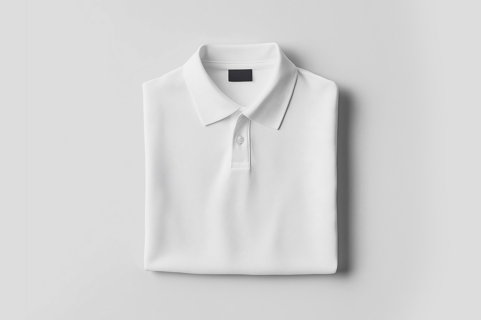 mock collar polo