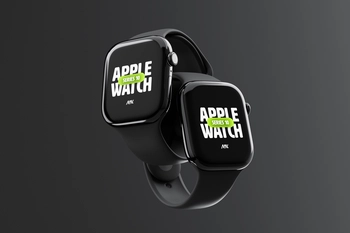 Two Floating Apple Watch Series 10 Mockup