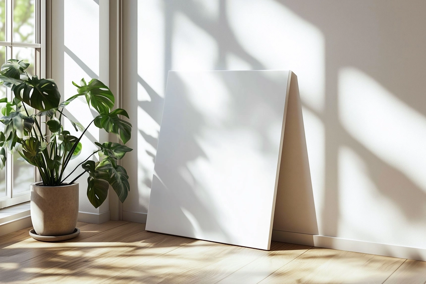 Free 34×43 Canvas Mockup