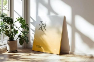 Free 34×43 Canvas Mockup