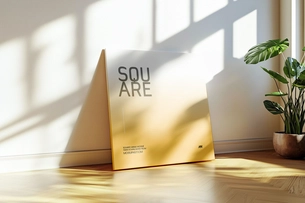 Free Square Canvas Mockup