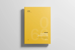 Free Softcover Book Cover Mockup From Top