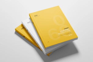 Stacked Softcover Portrait Book Cover Mockup