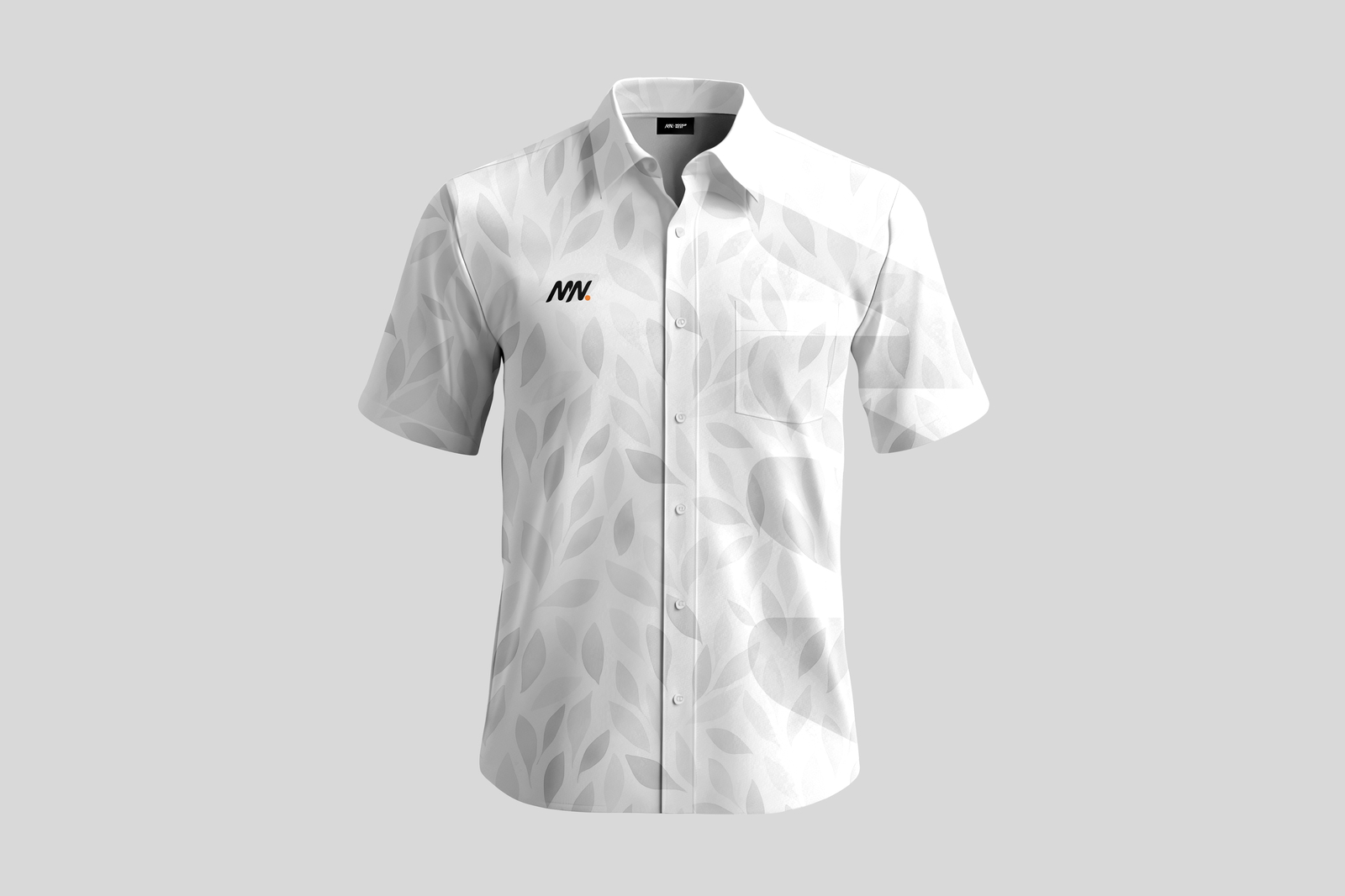 Free Short Sleeve Shirt Mockup | Mockupnest, image size:1600x1066