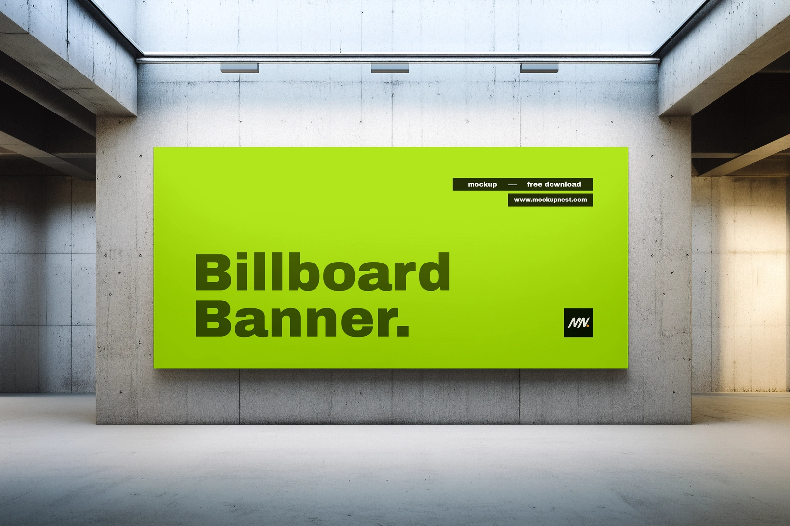 Free Billboard Banner Mockup