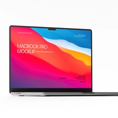Simple Macbook Pro 16 Mockup