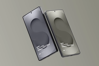 Two Floating Galaxy S25 Ultra Mockup