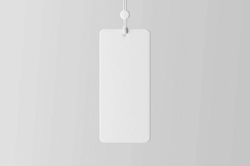 Free Label Tag Mockup