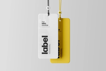 Label Tag Mockup