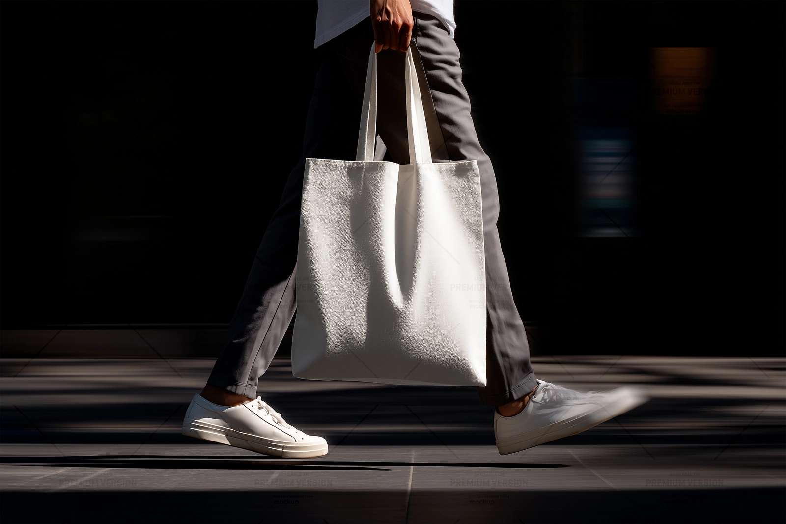 Tote Bag Mockup In Hand