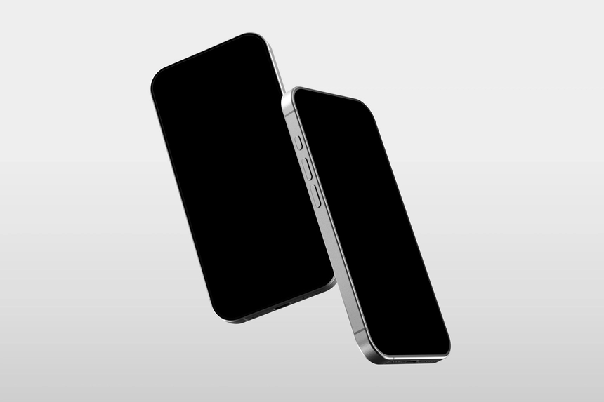 Floating iPhone 16 Pro Mockup